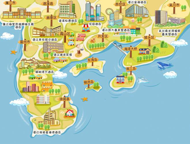 伊宁县手绘地图旅游的艺术指南